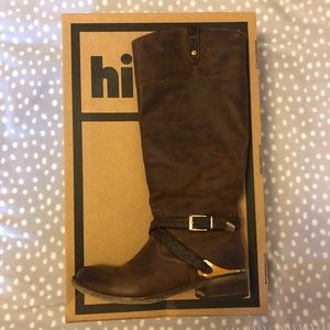 Brown Leather Riding Boots